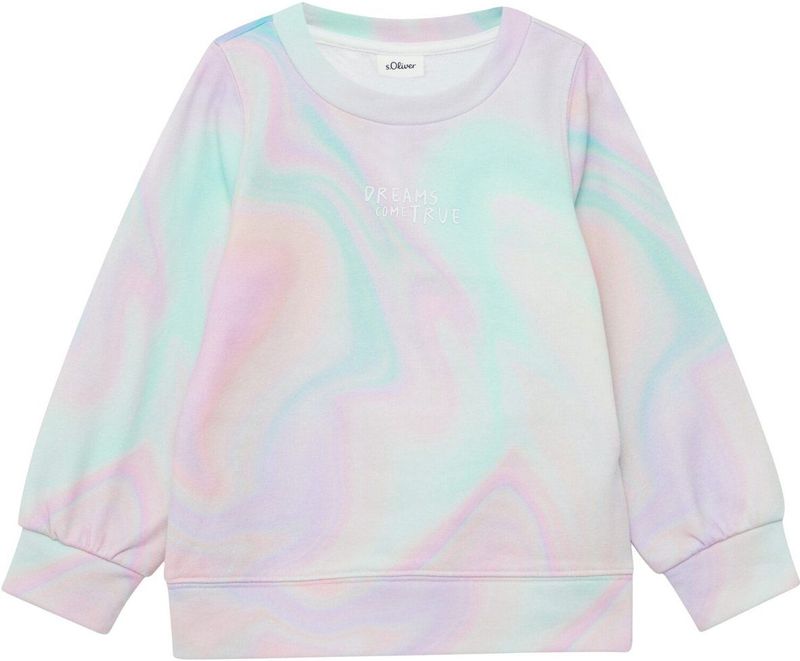 Sweatshirt - Katoenmix - Abstracte All-over Print - Voor Kinderen