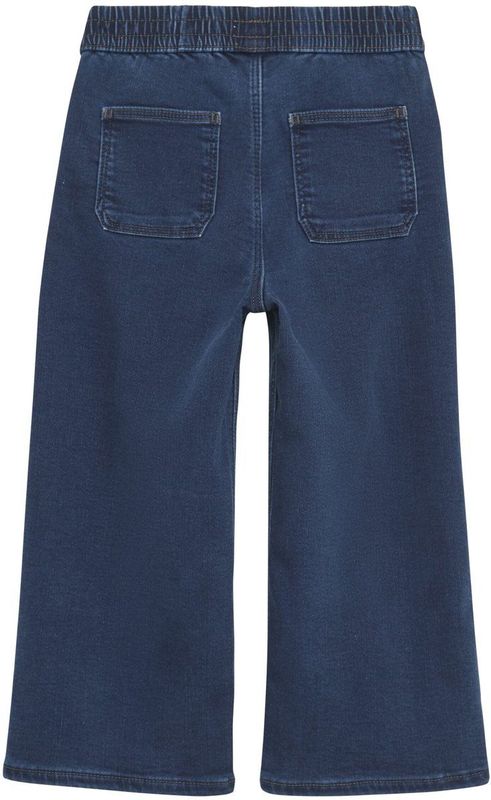 Jeans - Blauw Denim - Wide Leg - Gewassen Effect