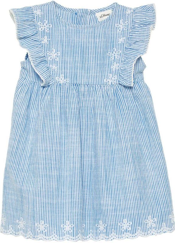 s.Oliver - Jerseyjurk - Blauw - 100% Katoen - Mouwloos