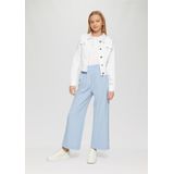 Design - Tussenjas - Effen - Denim - Slanke Pasvorm