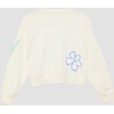 s.Oliver RED LABEL Junior Sweatshirt - Cream - Lange Mouwen - Ronde Hals