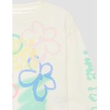 s.Oliver RED LABEL Junior Sweatshirt - Cream - Lange Mouwen - Ronde Hals