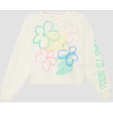 s.Oliver RED LABEL Junior Sweatshirt - Cream - Lange Mouwen - Ronde Hals