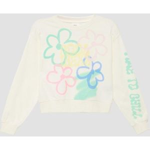 s.Oliver RED LABEL Junior Sweatshirt - Cream - Lange Mouwen - Ronde Hals