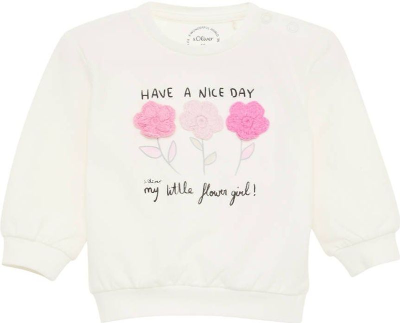 Sweater - Motiefprint - Sweatstof - Ronde Hals - Lange Mouw