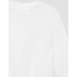 Sweater - Geribde Kraag - Sweatstof - Ronde Hals - Oversized