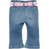 Jeans - Flared - Denim - Light Washed - Elastische Taille/Zoom