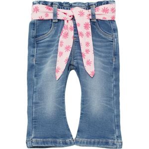 Jeans - Flared - Denim - Light Washed - Elastische Taille/Zoom