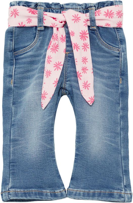 Jeans - Flared - Denim - Light Washed - Elastische Taille/Zoom
