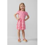 A-lijn Jurk - Print - Katoen Met Stretch