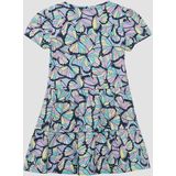 A-lijn Jurk - All-over Print - Katoenen Jersey - Comfortabel