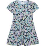 A-lijn Jurk - All-over Print - Katoenen Jersey - Comfortabel