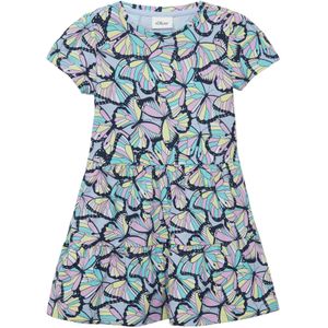 A-lijn Jurk - All-over Print - Katoenen Jersey - Comfortabel