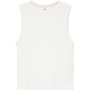 T-shirt - Slim Fit - Korte Top - Ribstructuur