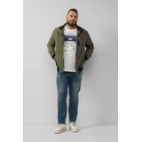 s.Oliver Big Size - Tussenjas - Olijfgroen