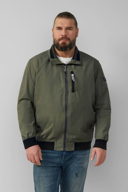 s.Oliver Big Size - Tussenjas - Olijfgroen