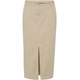 Strokenrok - Effen - Katoen - 3/4 Lengte - Normale Pasvorm