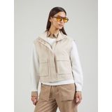 Gilet - Twill - Relaxed Fit - Opstaande Kraag