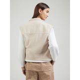 Gilet - Twill - Relaxed Fit - Opstaande Kraag