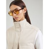 Gilet - Twill - Relaxed Fit - Opstaande Kraag