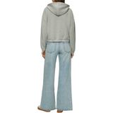 s.Oliver Scuba-sweatjack van modalmix in relaxed fit, gemengd grijs, 34