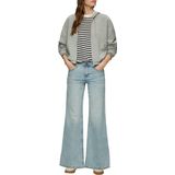 s.Oliver Scuba-sweatjack van modalmix in relaxed fit, gemengd grijs, 34