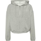 s.Oliver Scuba-sweatjack van modalmix in relaxed fit, gemengd grijs, 34