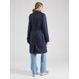 s.Oliver RED LABEL - Dames Trenchcoat - Effen - Katoenmix - Waterafstotend