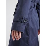 s.Oliver RED LABEL - Dames Trenchcoat - Effen - Katoenmix - Waterafstotend