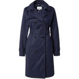 s.Oliver RED LABEL - Dames Trenchcoat - Effen - Katoenmix - Waterafstotend