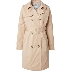 Slim Fit - Trenchcoat - Katoenmix - Gestreepte Voering