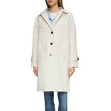 s.Oliver RED LABEL - Lange Jas - Effen - Comfort Fit - Platte Kraag