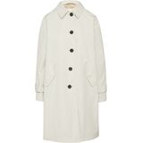 s.Oliver RED LABEL - Lange Jas - Effen - Comfort Fit - Platte Kraag