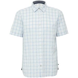 Overhemd - White Check - Knoopsluiting - Regular Fit