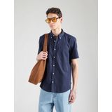 Overhemd - Effen - Katoen - Regular Fit - Knoopsluiting