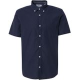 Overhemd - Effen - Katoen - Regular Fit - Knoopsluiting