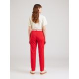 Chino Broek - Rood - Met Riem - Normale Taillehoogte