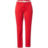 Chino Broek - Rood - Met Riem - Normale Taillehoogte