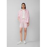 s.Oliver - Bermuda - Gewassen - Met Gevlochten Riem - Normale Pasvorm