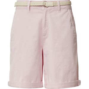 s.Oliver - Bermuda - Gewassen - Met Gevlochten Riem - Normale Pasvorm