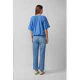 s.Oliver RED LABEL - Blouseshirt - Relaxed Fit - Crêpe - Viscosemix - Ronde Hals