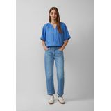 s.Oliver RED LABEL - Blouseshirt - Relaxed Fit - Crêpe - Viscosemix - Ronde Hals