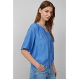 s.Oliver RED LABEL - Blouseshirt - Relaxed Fit - Crêpe - Viscosemix - Ronde Hals