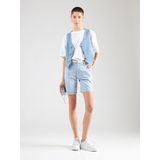 s.Oliver Casual - Korte Chino - Effen - Katoenmix - Gevlochten Riem