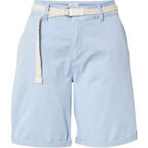 s.Oliver Casual - Korte Chino - Effen - Katoenmix - Gevlochten Riem