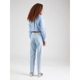 s.Oliver - Broek - Lichtblauw - Tapered - Mid Waist - Lang