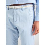 s.Oliver - Broek - Lichtblauw - Tapered - Mid Waist - Lang
