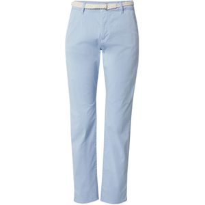 s.Oliver - Broek - Lichtblauw - Tapered - Mid Waist - Lang