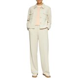 s.Oliver - Wijde Damesbroek - Effen - Piqué - Loose Fit