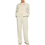 s.Oliver - Wijde Damesbroek - Effen - Piqué - Loose Fit